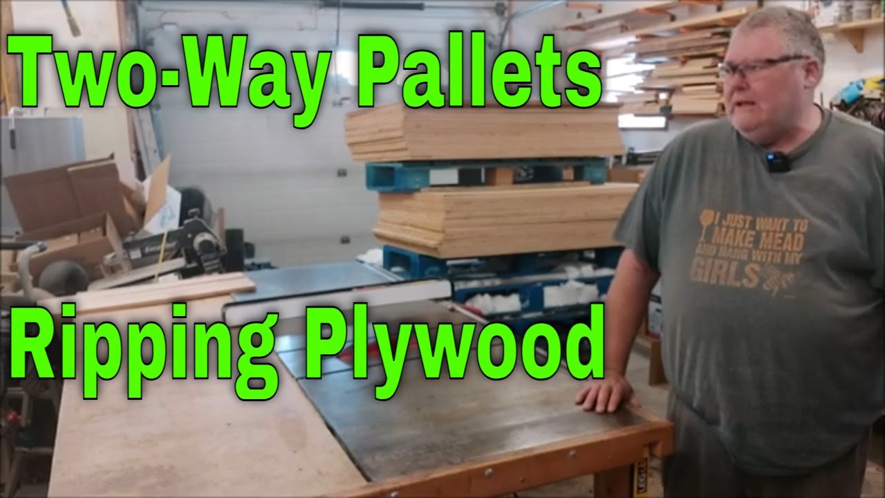 🔨 Two-Way Pallets | Ripping Plywood-That Bee Man