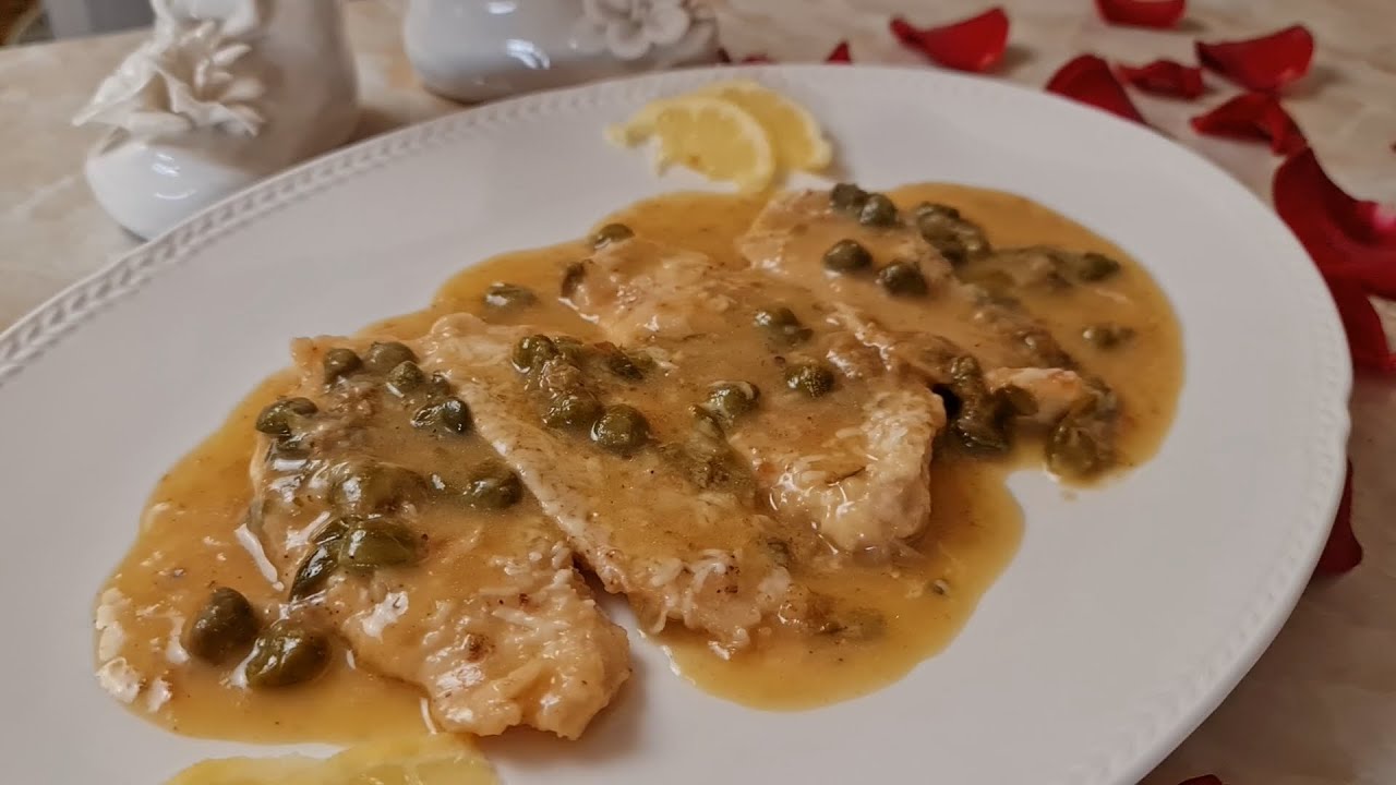 شرائح الدجاج بالليمون على الطريقة الإيطالية | Italian Chicken with Lemon