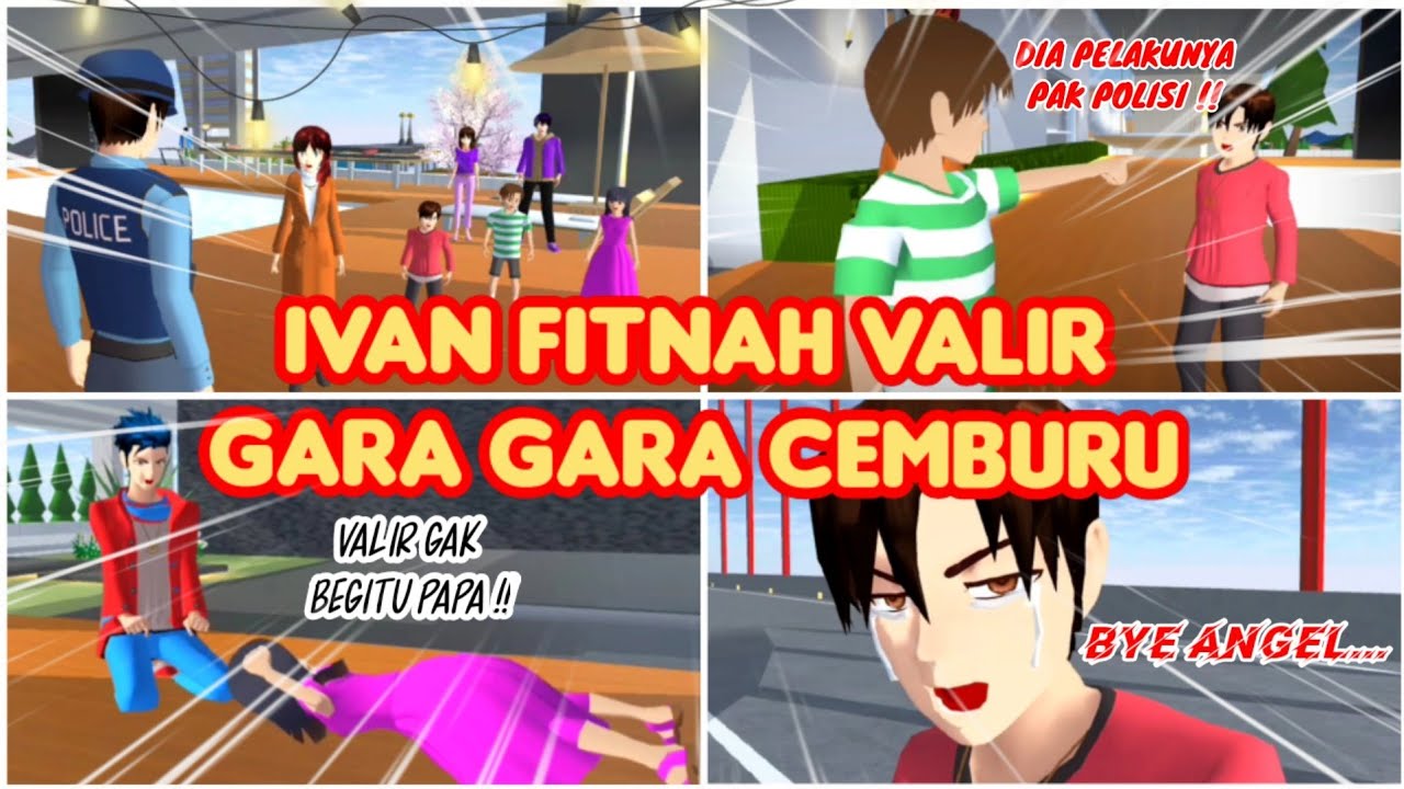 IVAN FITNAH VALIR GARA GARA CEMBURU  | VLOG KING HAPPY FAMILY PART 42 | SAKURA SCHOOL SIMULATOR