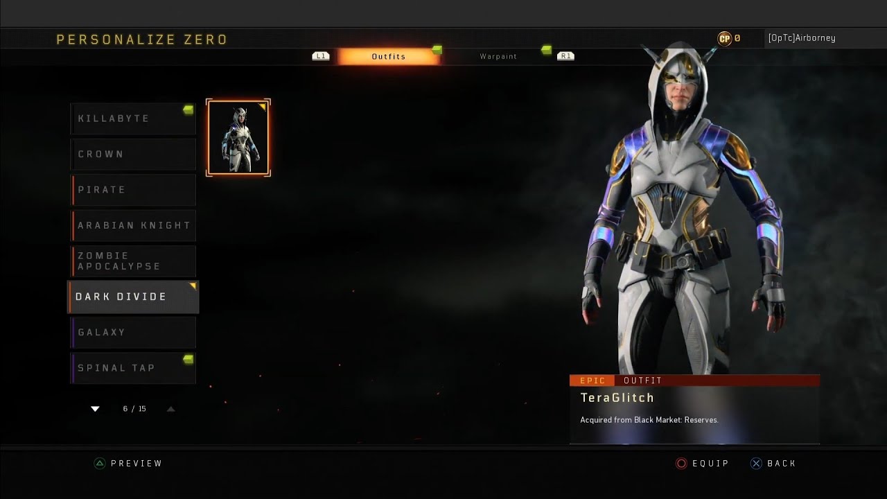 Black Ops 4 New Zero Teraglitch Outfit Showcase