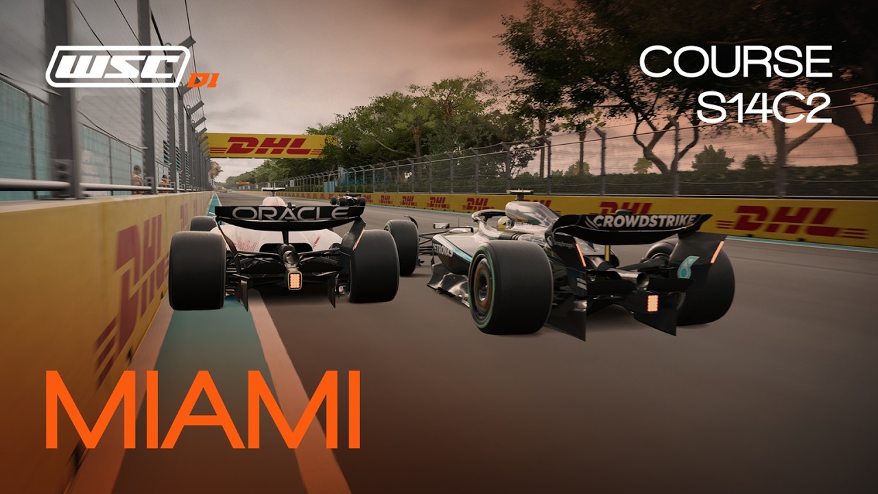 Le podium se décide dans le dernier virage !!! - WSC Temps forts - S14C2 Miami