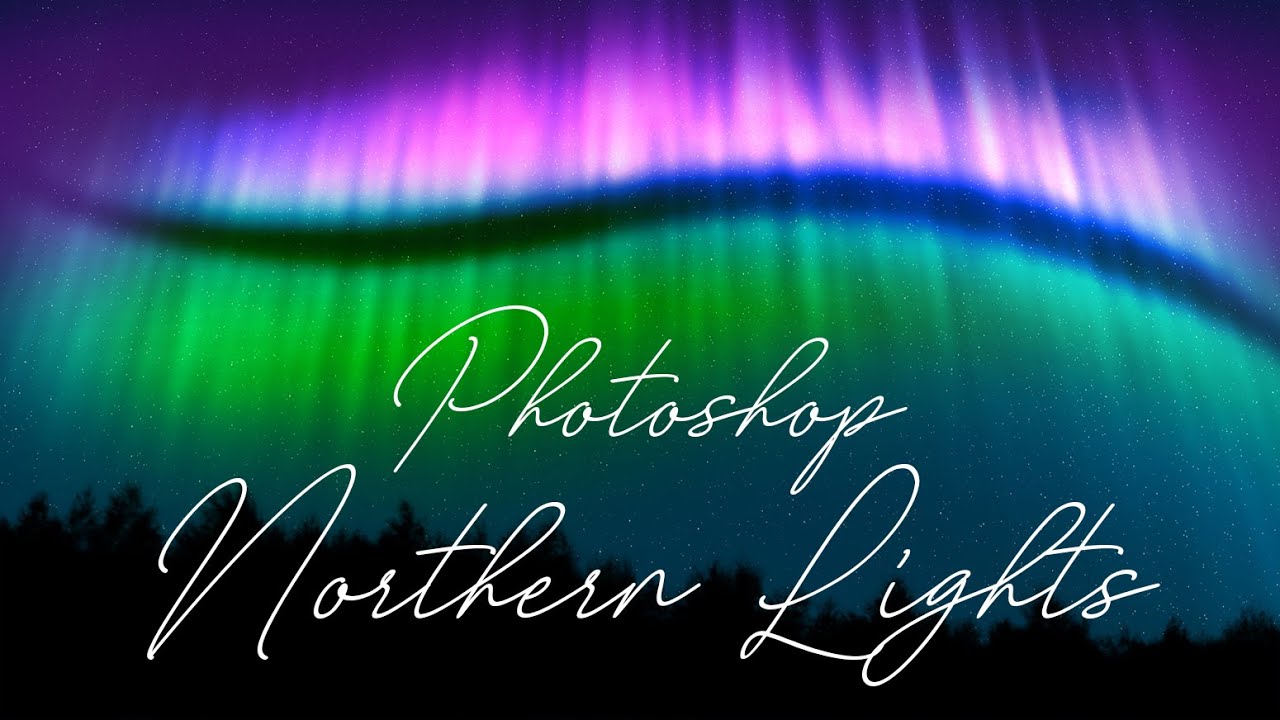 Photoshop: как создать впечатляющее северное сияние!