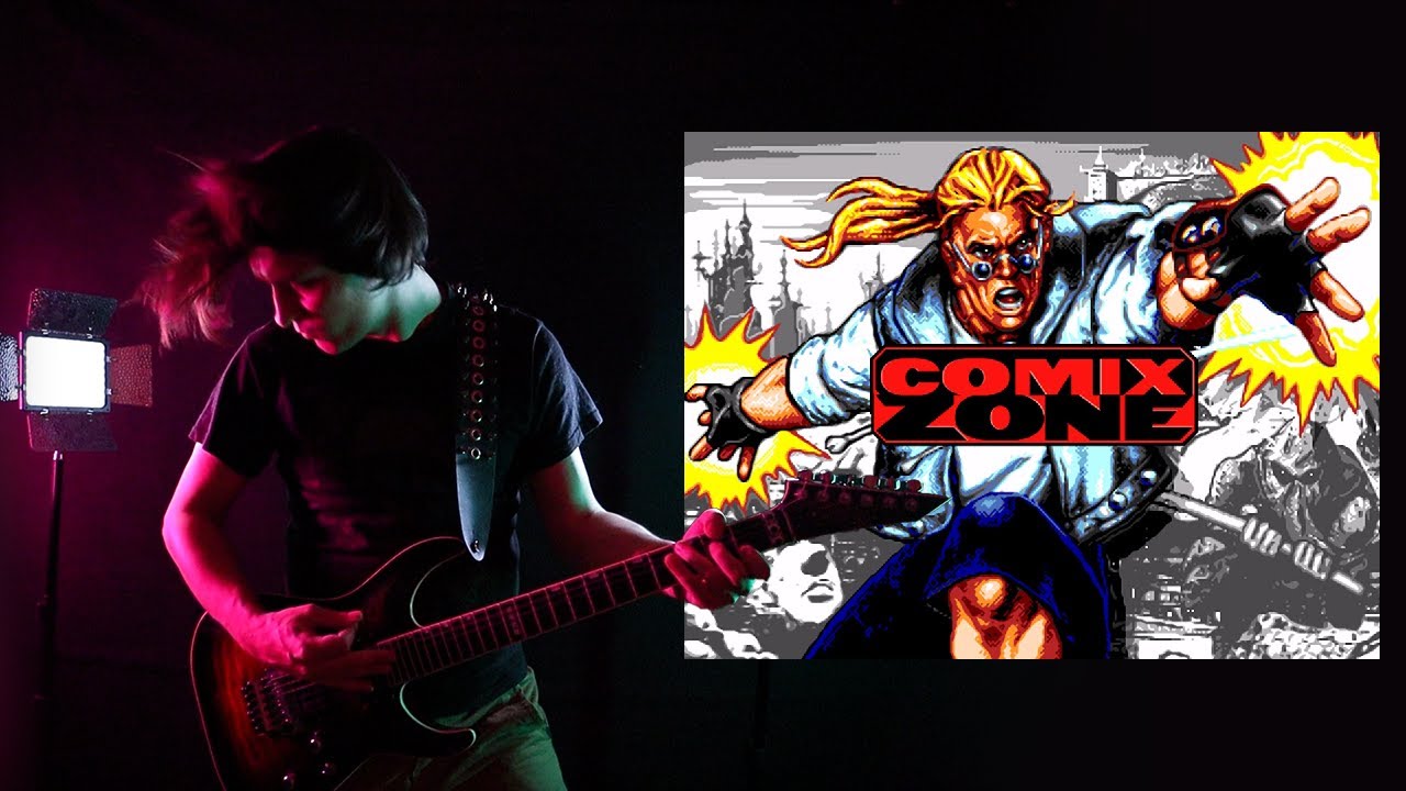 Comix Zone: Night of the Mutants (stage 1-1) Metal Cover