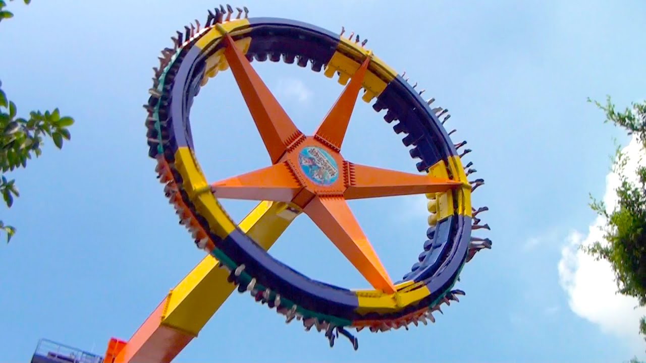 Гигантский фрисби Flat Ride Offride POV Chimelong Paradise China