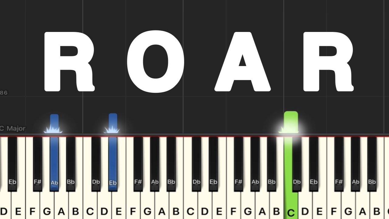 Katy Perry - Roar Piano Tutorial 