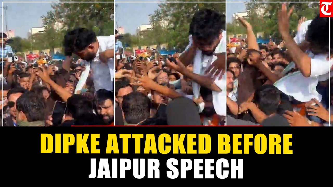 Cockroach Janta Party founder Abhijeet Dipke slapped multiple times ahead of Jaipur address