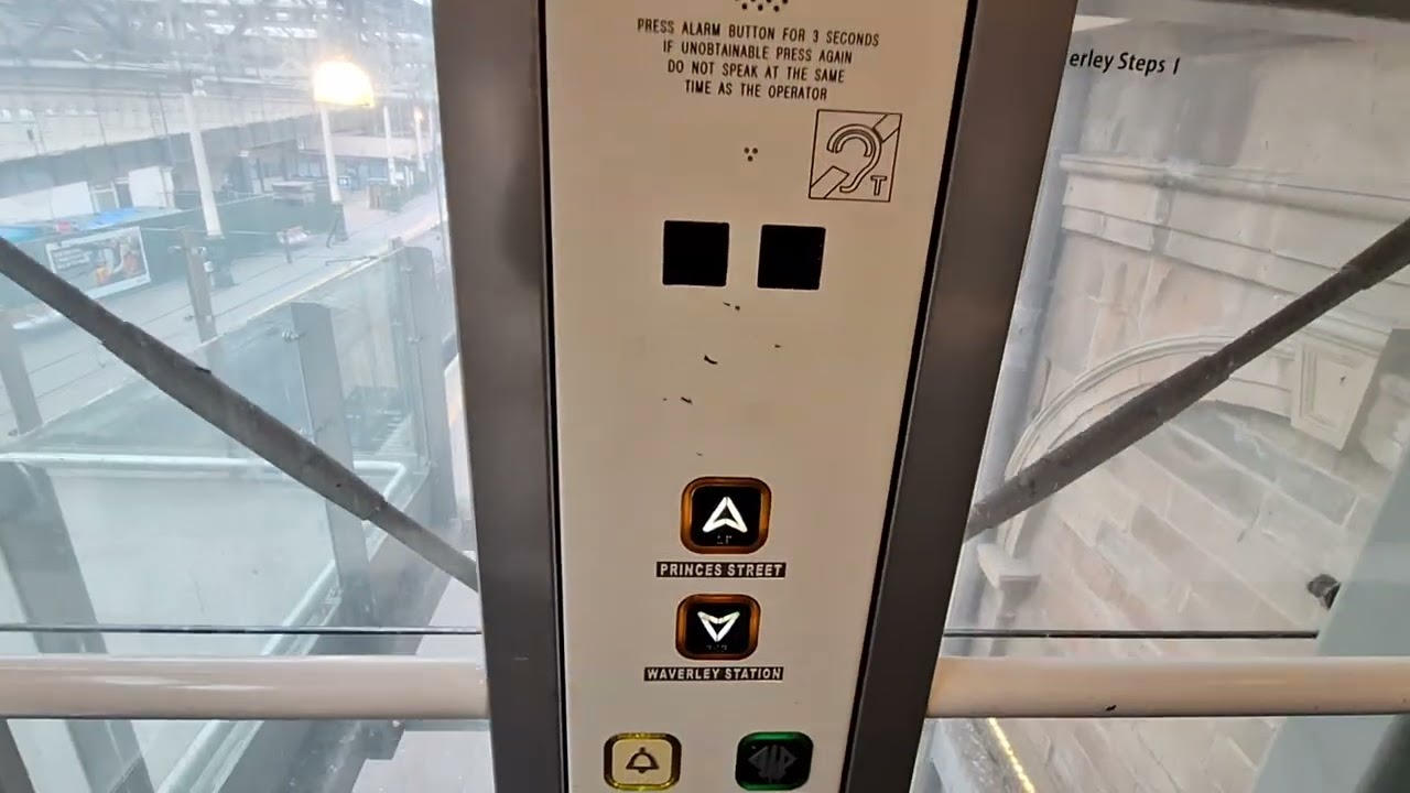 Stannah Lifts to Princes Street at Edinburgh Waverley Railway Station, Edinburgh