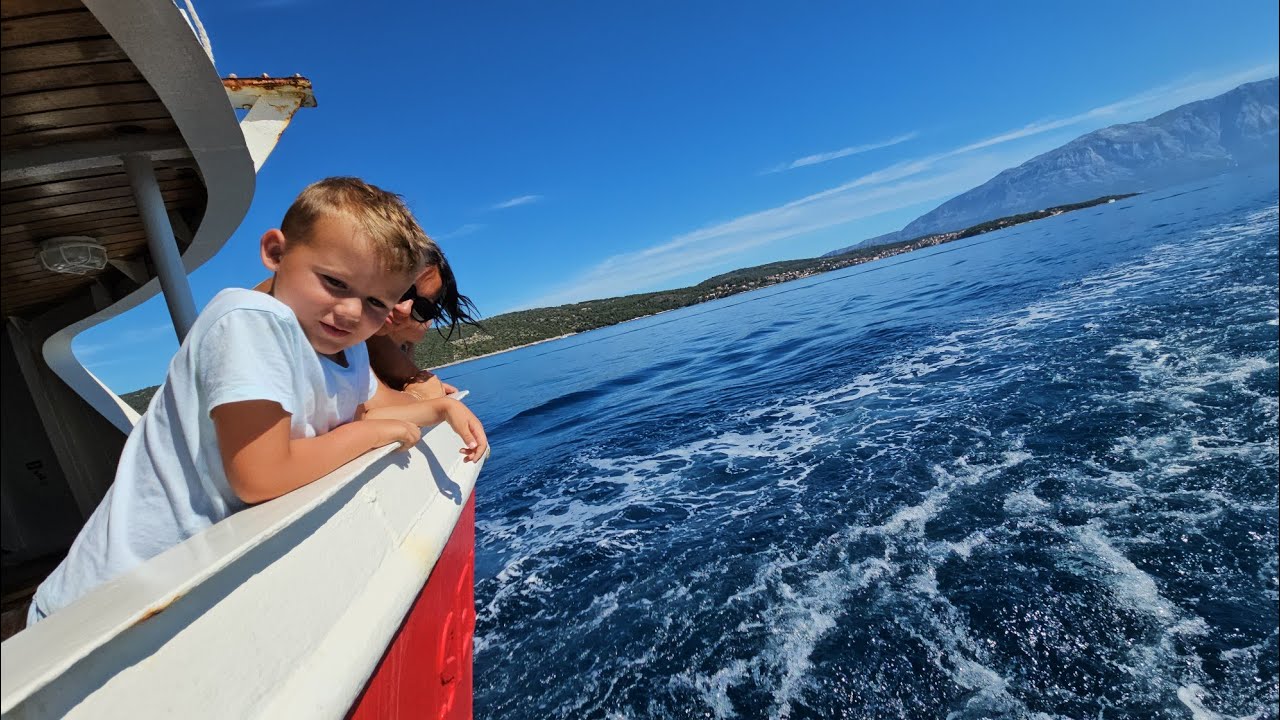 Życie na statku BIBA - rejs na wyspę Brač Chorwacja 2024