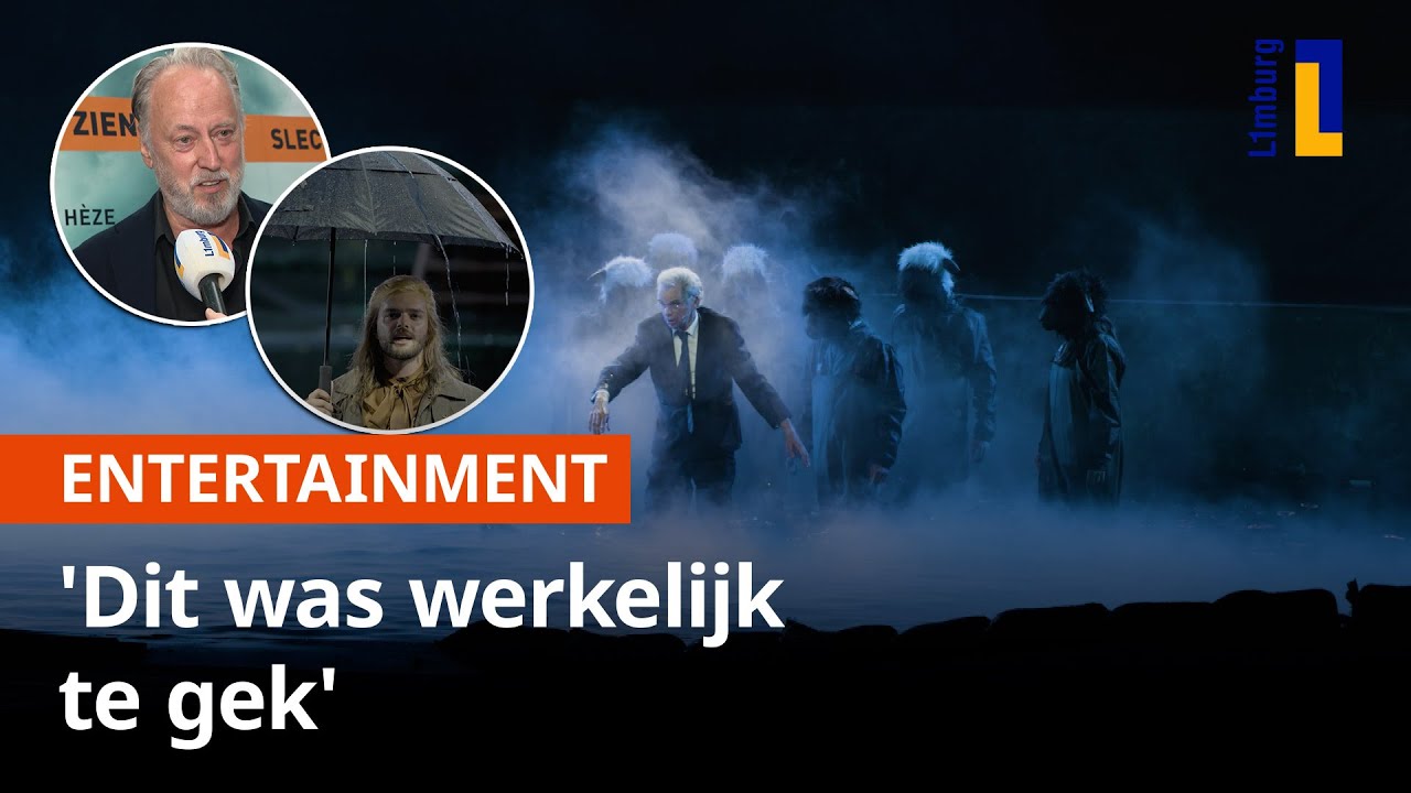 Regen bij première Het was Zondag in het Zuiden in Tegelen 🌧️🎭 | 1Limburg