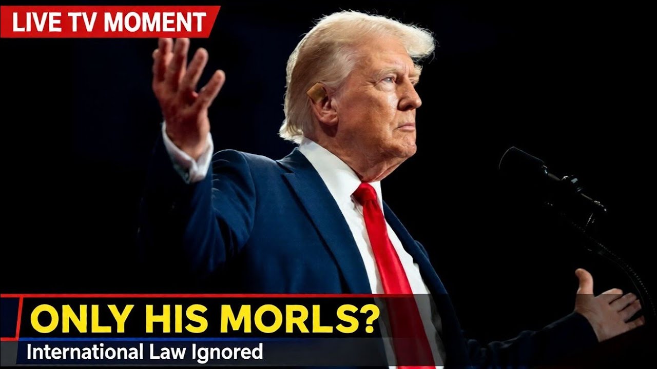 Trump Says Only “His Morals” Restrain Him — International Law Dismissed