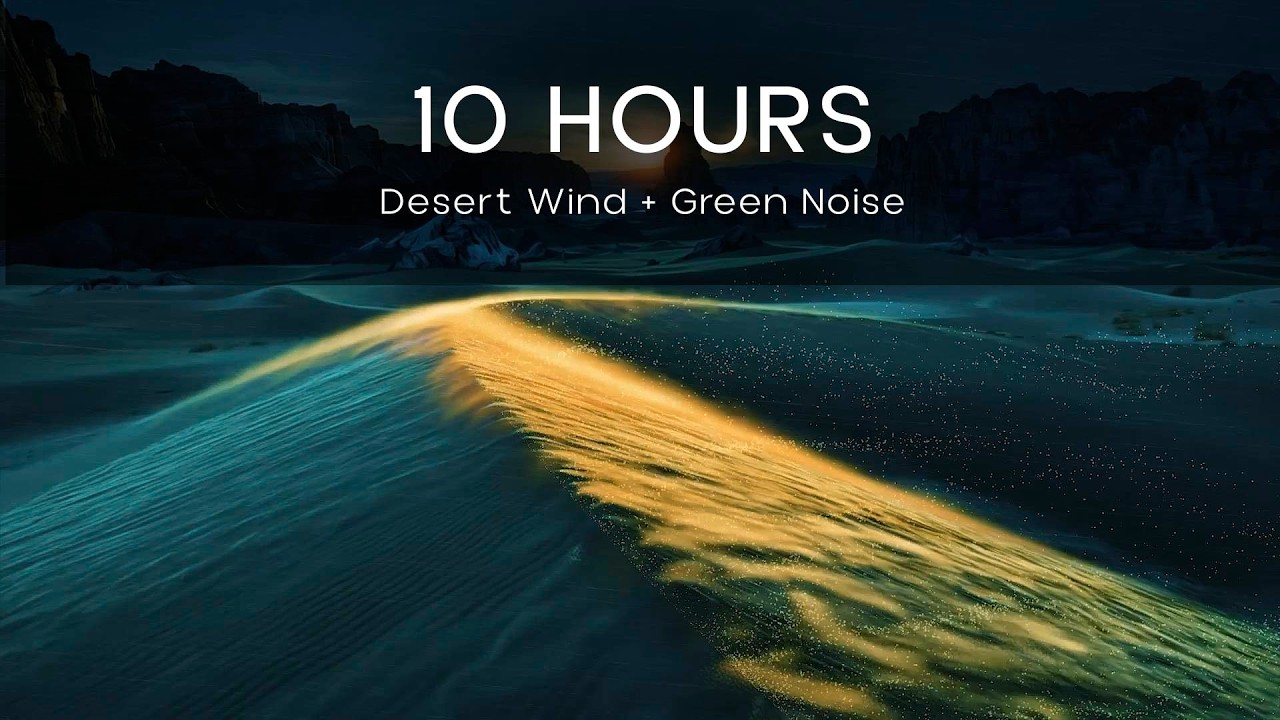 Olivine Desert Soundscape | Extraterrestrial Winds for Sleep