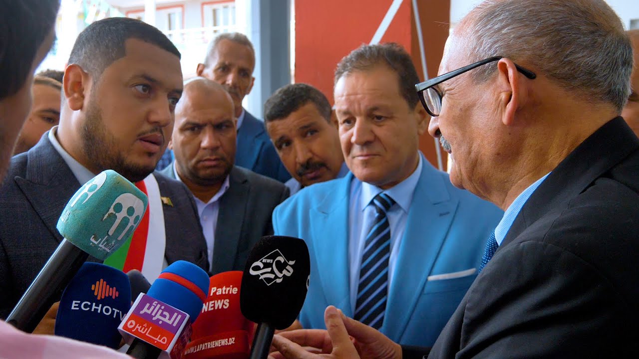 تدشين و تسمية المجمع المدرسي الجديد باسم المجاهد المتوفي مساريد محمد ببلدية مدروسة