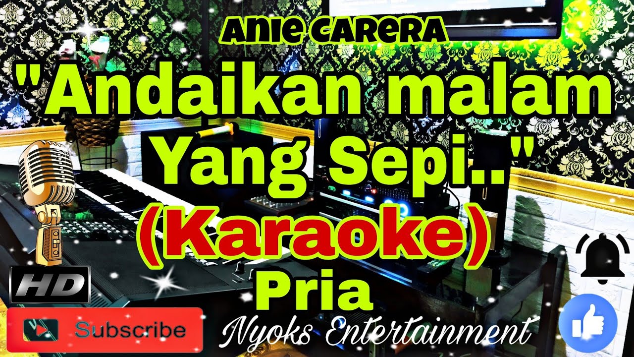 CINTAKU TAK TERBATAS WAKTU - Anie Carera (KARAOKE) Nada Pria || D minor