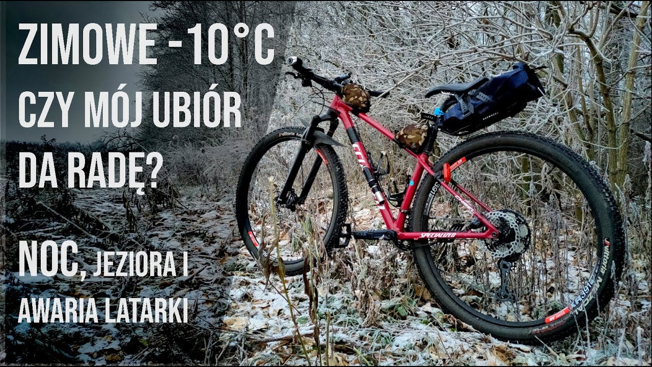 Rowerem przy -10°C. Zima, krajobrazy i mój patent ubioru na mróz.