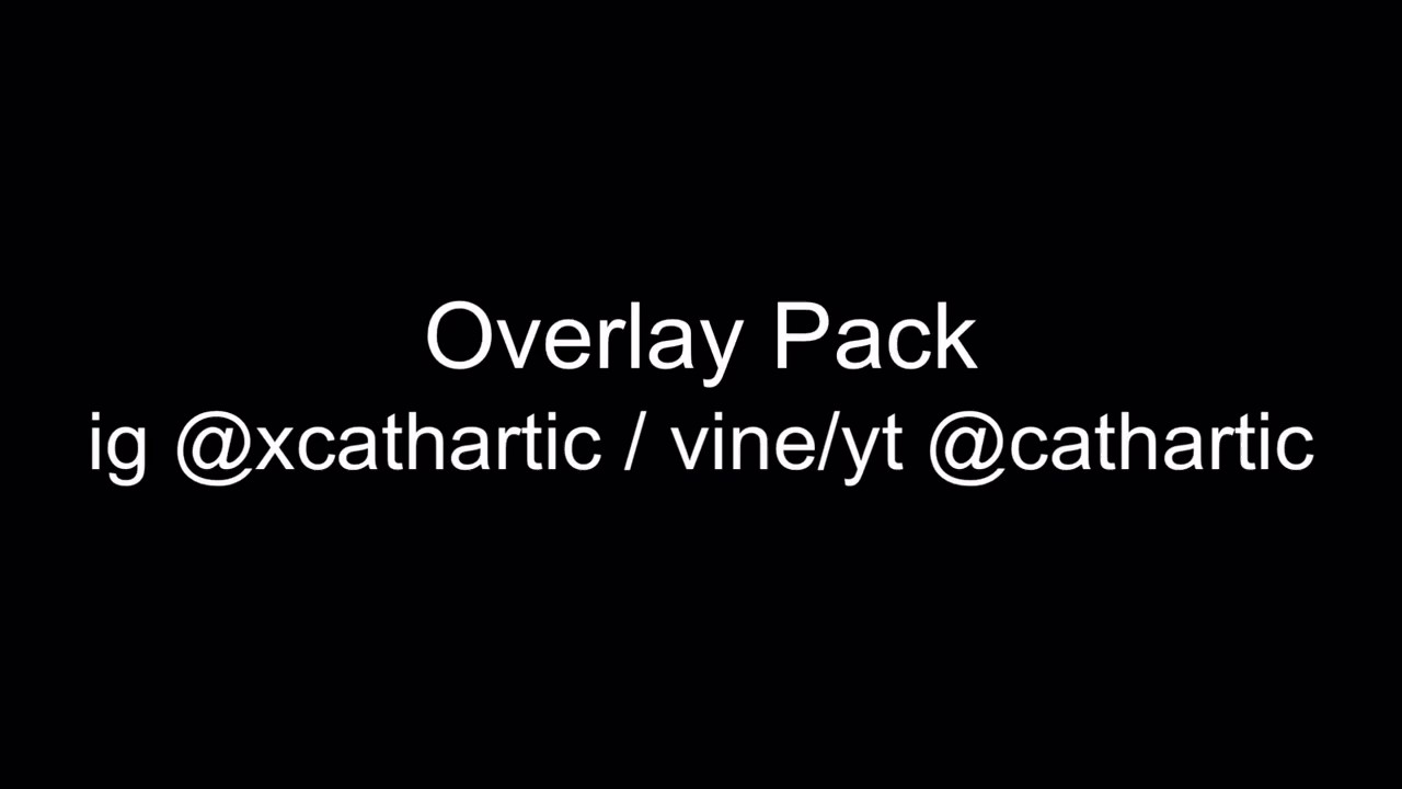 Popular Overlays Pack (44 overlays!)