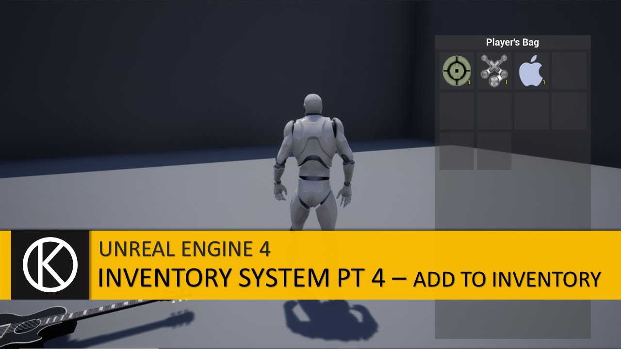 Unreal Engine 4 - Inventory System Part 4 - Add to Inventory