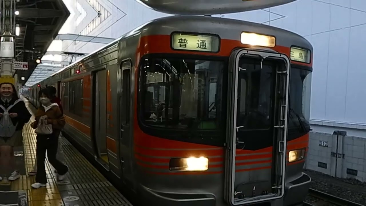 【JR東海道線】 313系8000番台S1編成 普通 三島行き 静岡発着