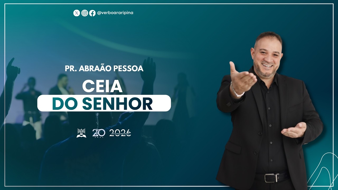 A LEI DA FÉ | PR. ABRAÃO PESSOA | 19H30 | 01/03/26 | VERBO ARARIPINA
