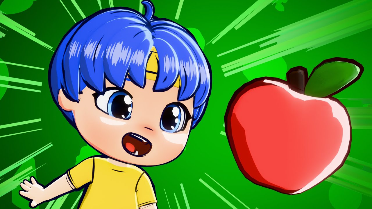 Yummy Fruits & Vegetables with Anime Heroes | D Billions Kids Songs