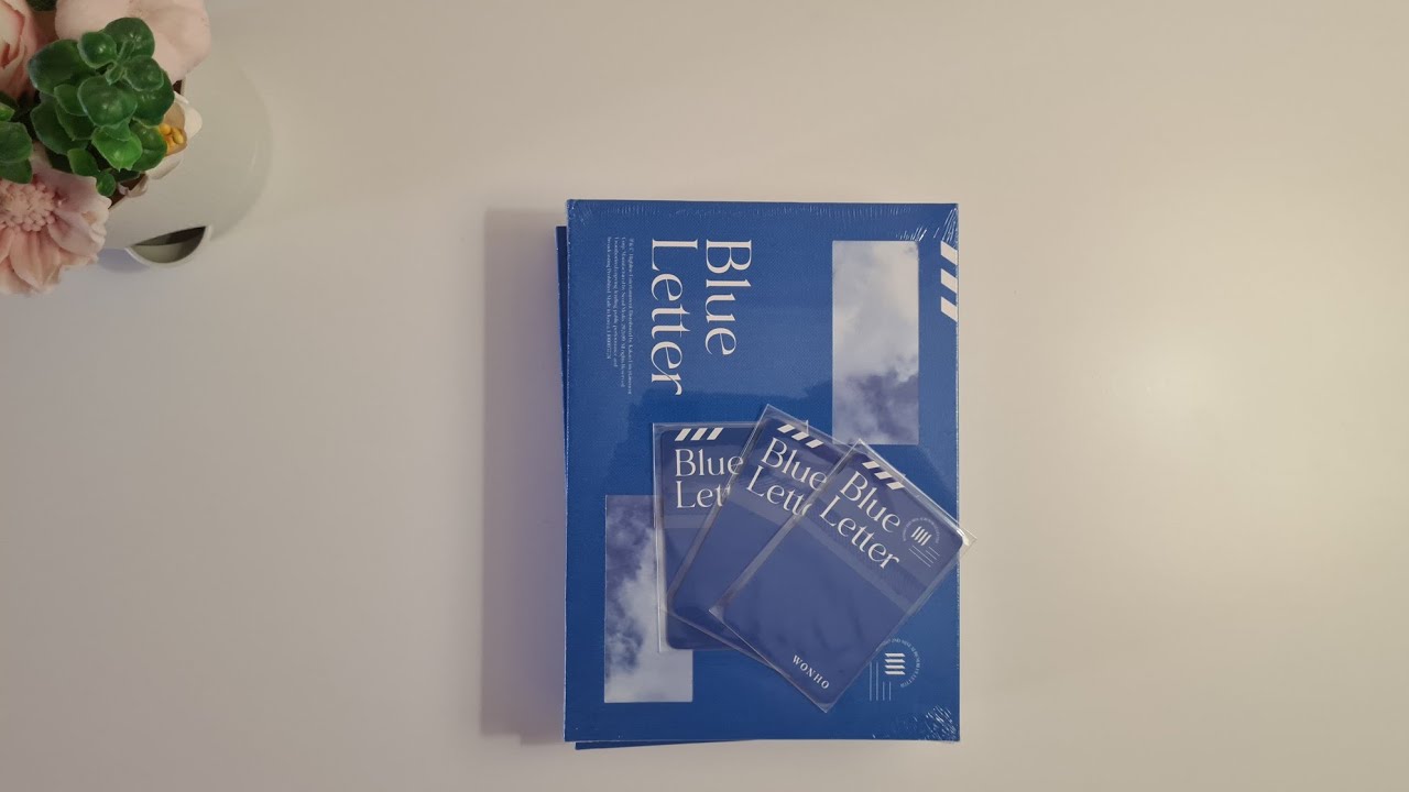 Распаковка WONHO - Mini Album Vol.2 [Blue letter] / Unboxing WONHO