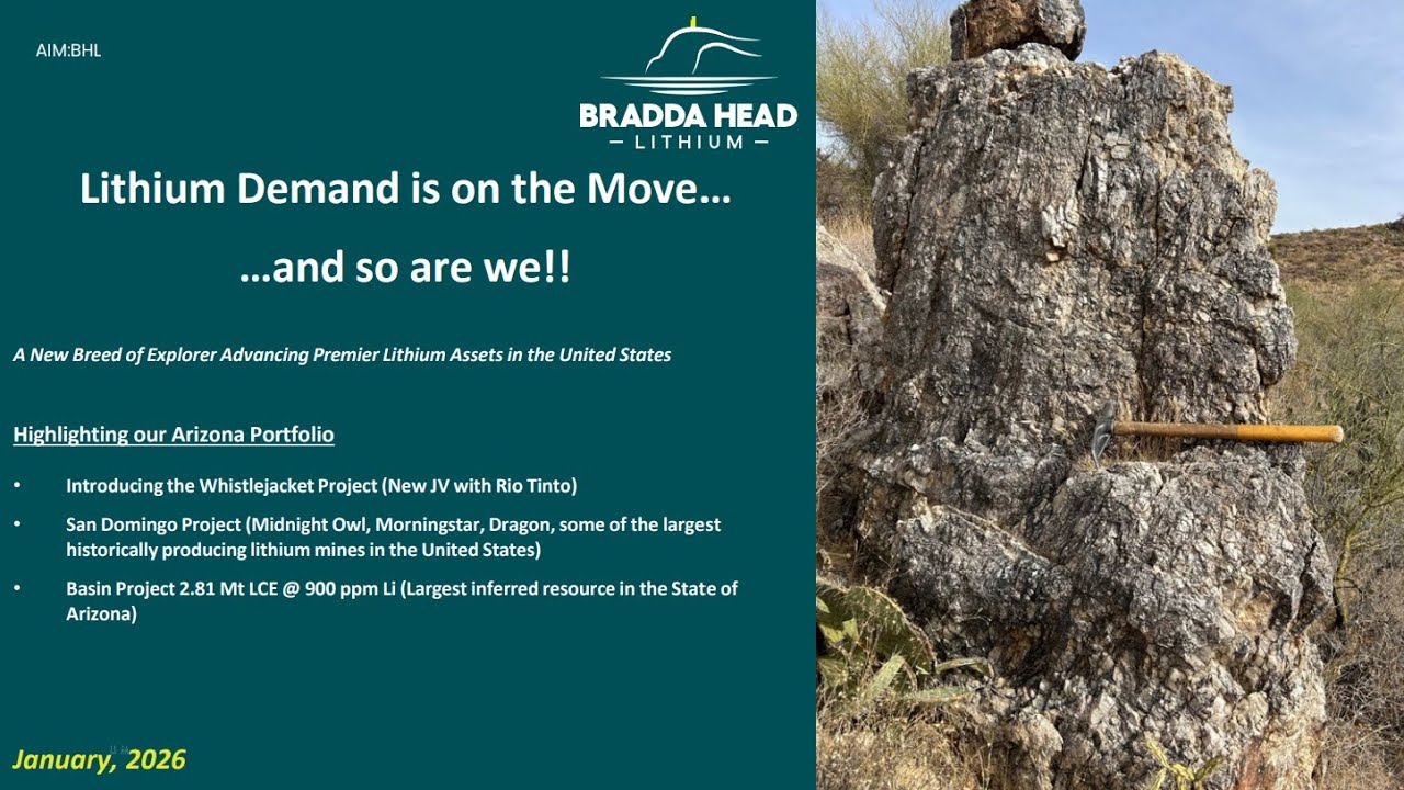 BRADDA HEAD LITHIUM LIMITED - Investor Presentation