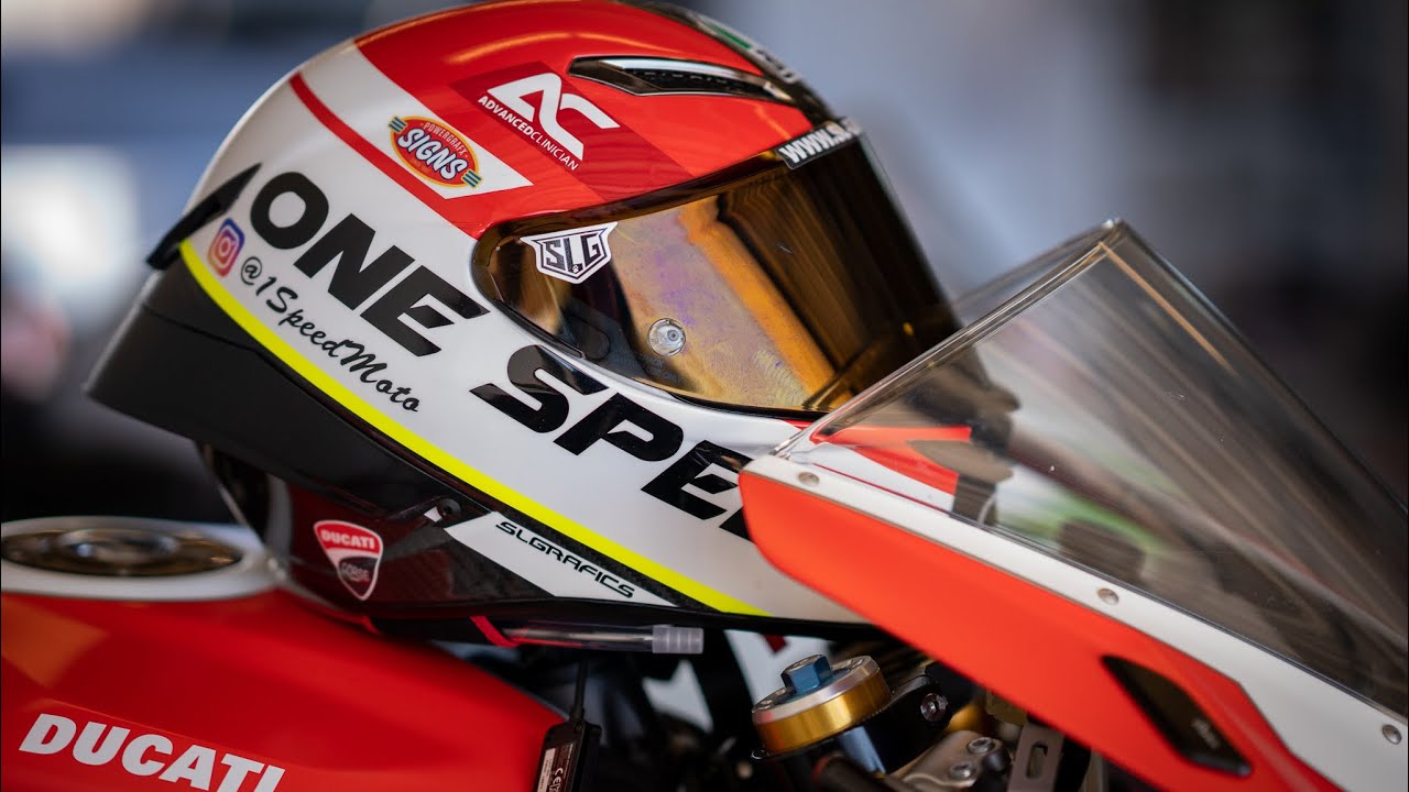 2018 Ducati 959 Corse on the track