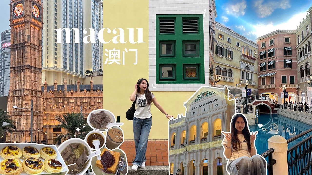macau vlog 🇲🇴 | vegas of asia, mini europe, street foods, places to visit, full 3 day itinerary