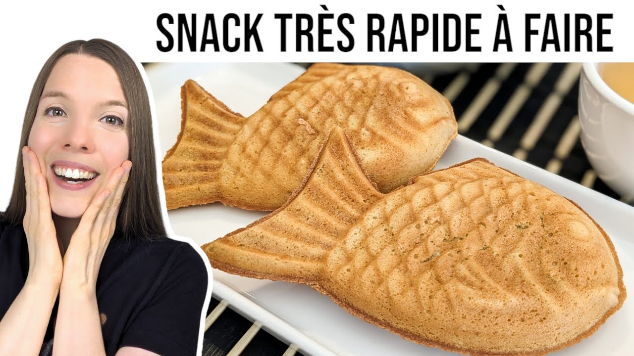Recette Japonaise: TAIYAKI Gaufres Forme de Poisson - HOP DANS LE WOK