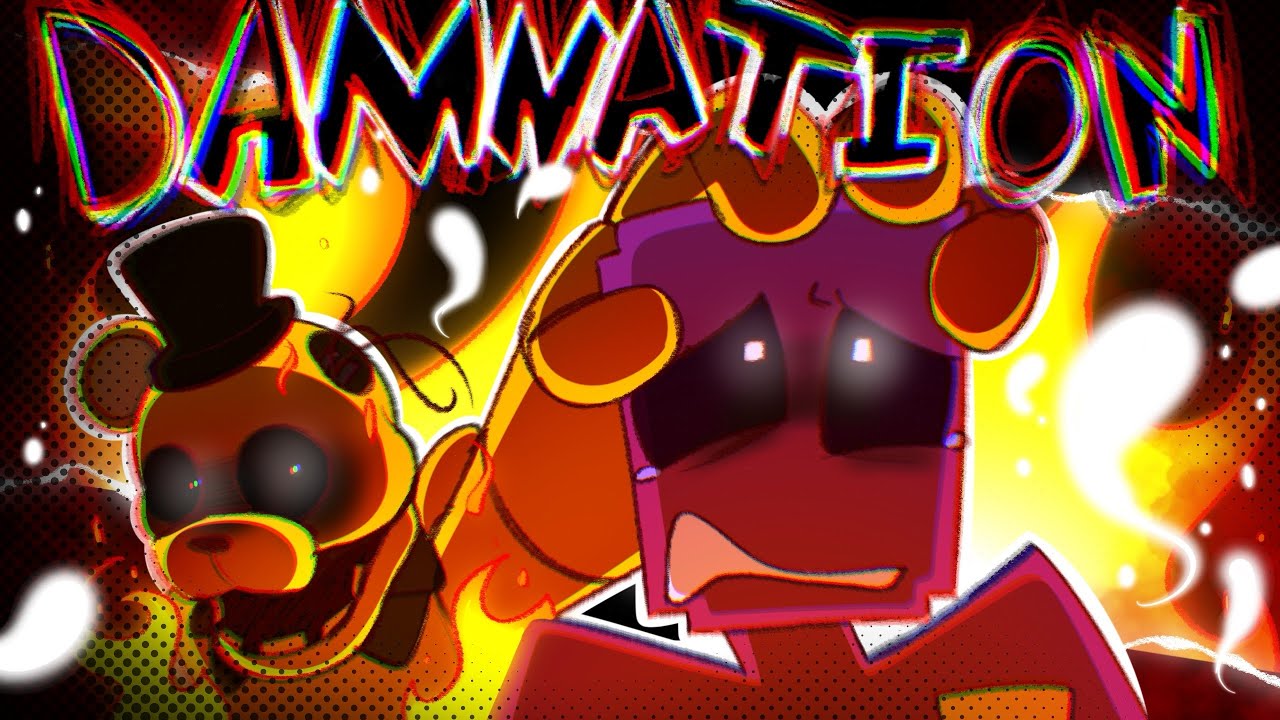 [FNF] Damnation ~ I WILL MAKE YOU HURT ~ | A Paranoia Fnaf Remix |