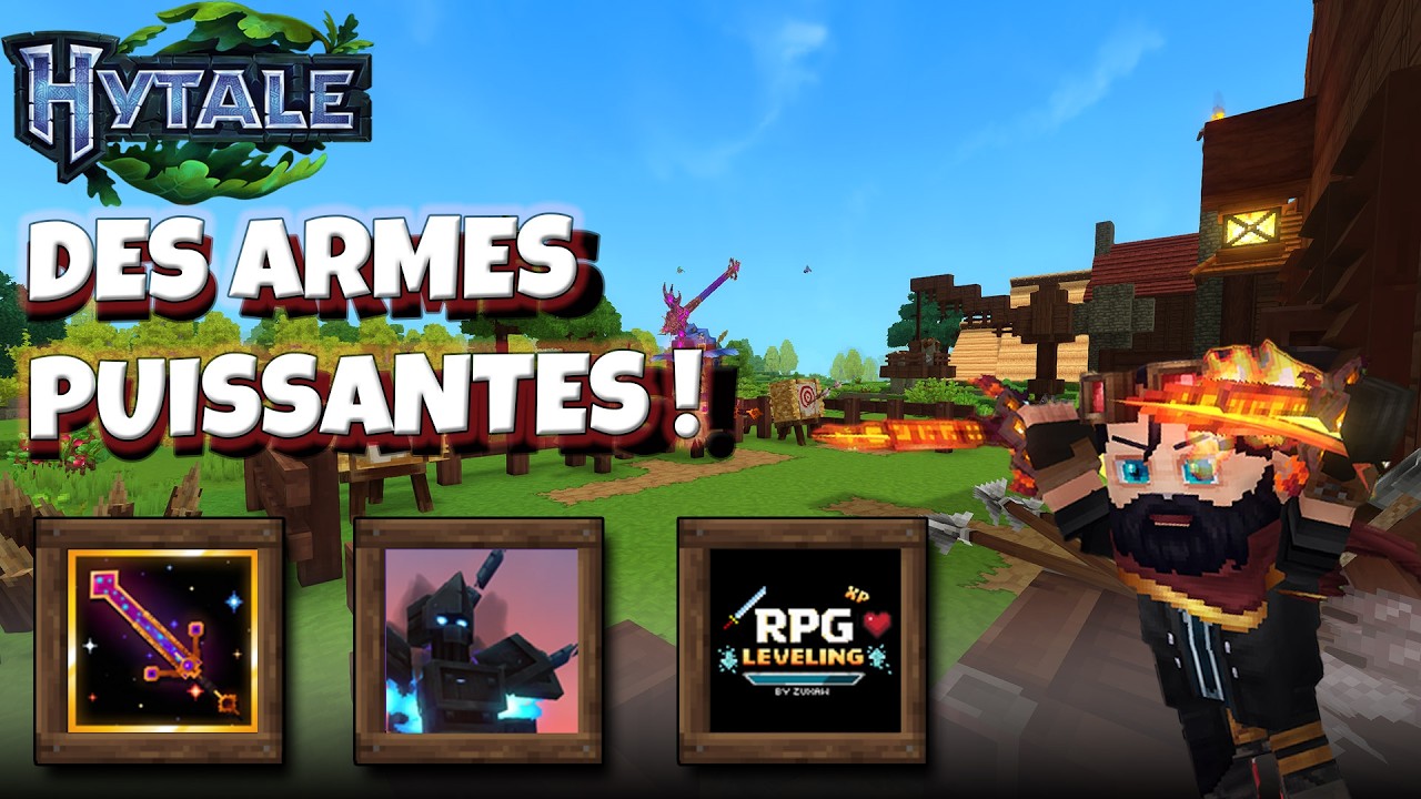 Hytale : Avec ces mods d'armes vous êtes INVINCIBLE !