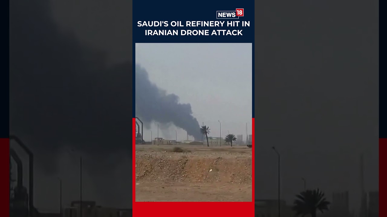 Black Smoke Rises Over Yanbu Refinery After Iran Drone Strike in Saudi Arabia | US Iran War | N18S
