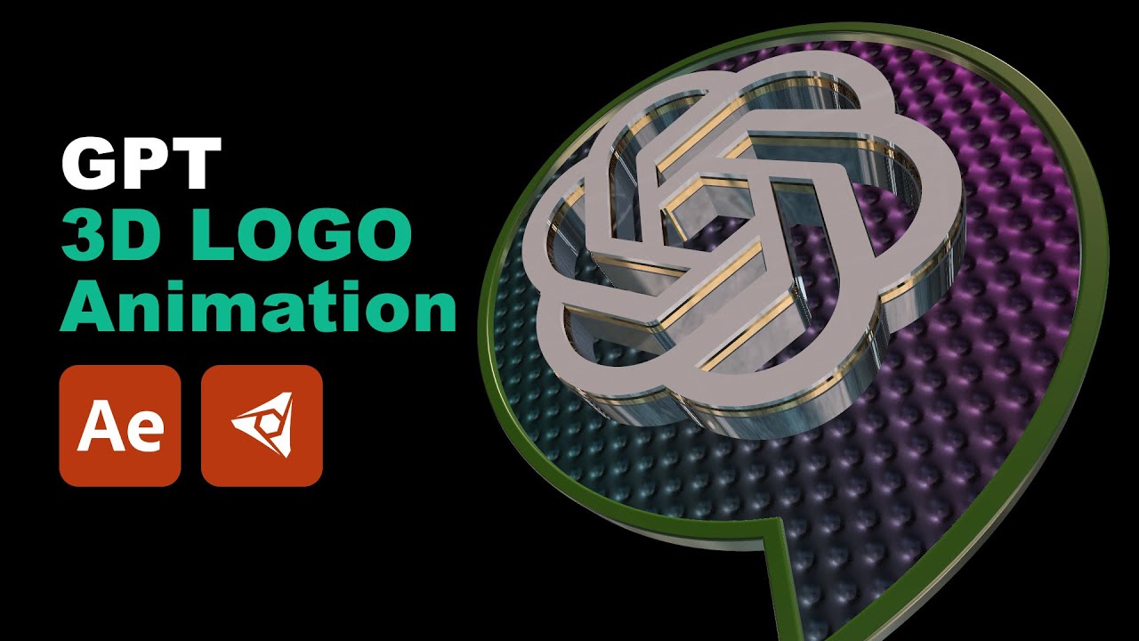 ChatGPT 3D Logo Animation After Effects, Element 3D Tutorial