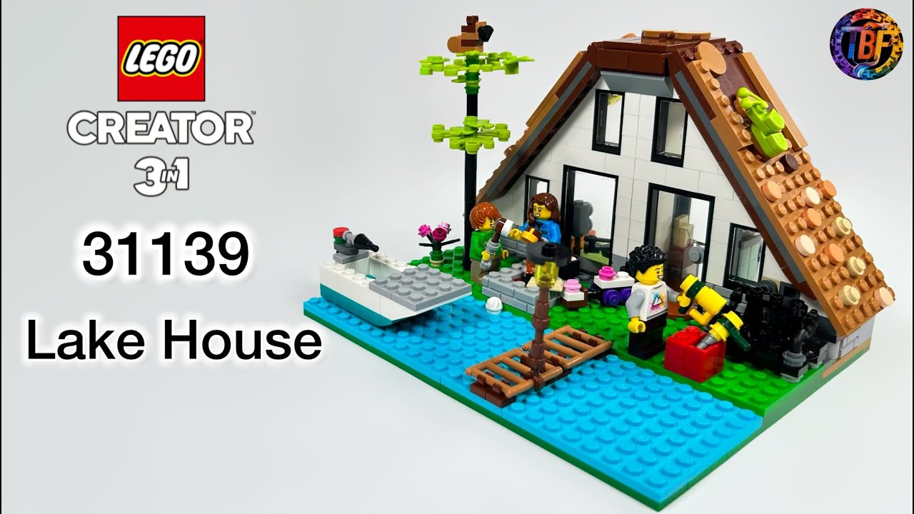 Lego Creator 3 in 1  31139 Cozy House Alternative build: Lake House Speed Build - ToyBrickFusion