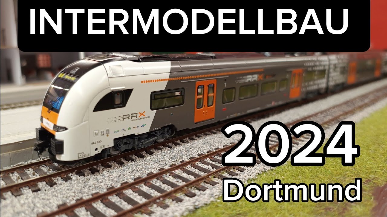 Intermodellbau 2024 Dortmund. Modelleisenbahn H0 und G. Neuheiten Roco (Nightjet), Brawa, Lemke...