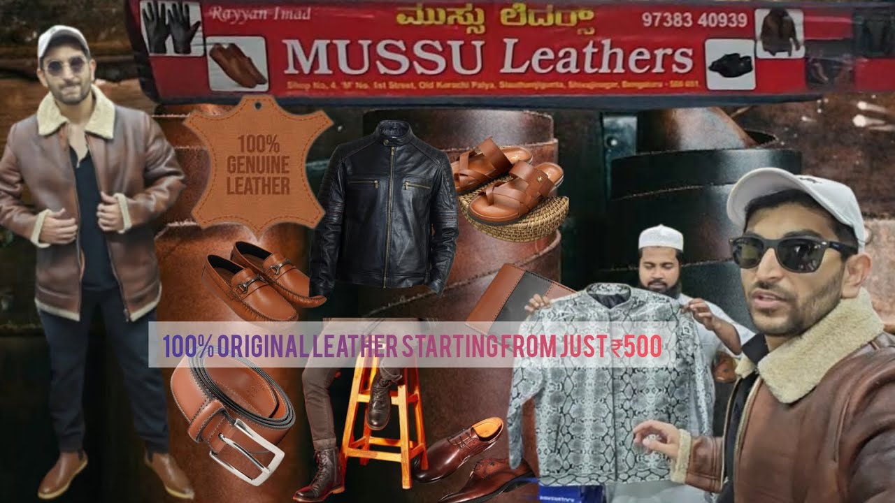 100% GENUINE LEATHER STARTING FROM Just  ₹ 500 📍SHIVAJI NAGAR 📞97383 40939