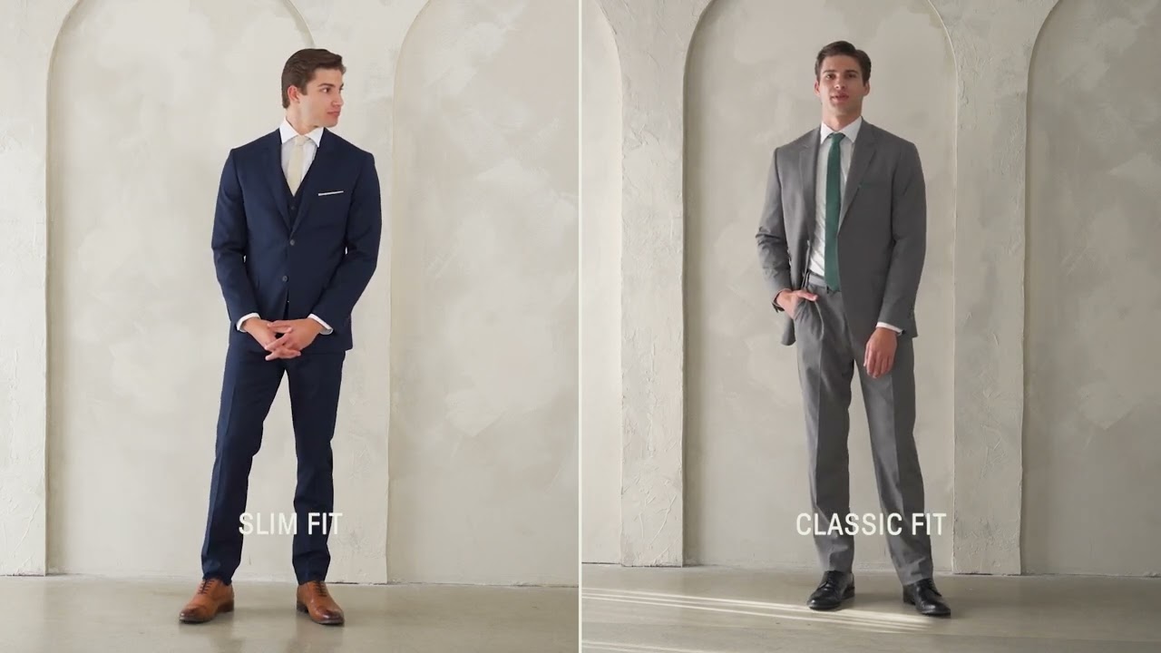 2 Different Types of Suits | Slim and Classic