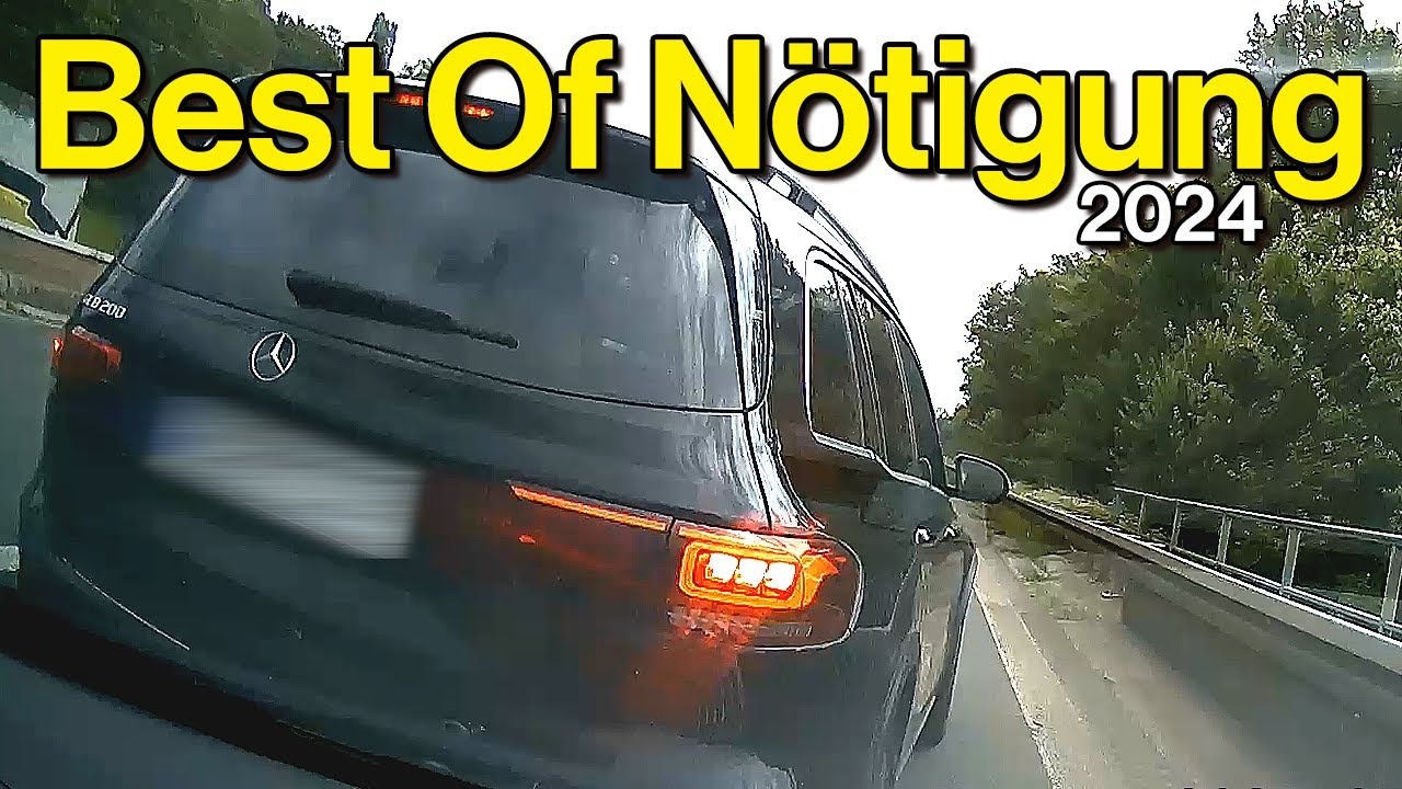 Best Of Nötigung 2024 - Road-Rage, Ausbremsen und Drängeln auf der Autobahn | Dashcam Deutschland