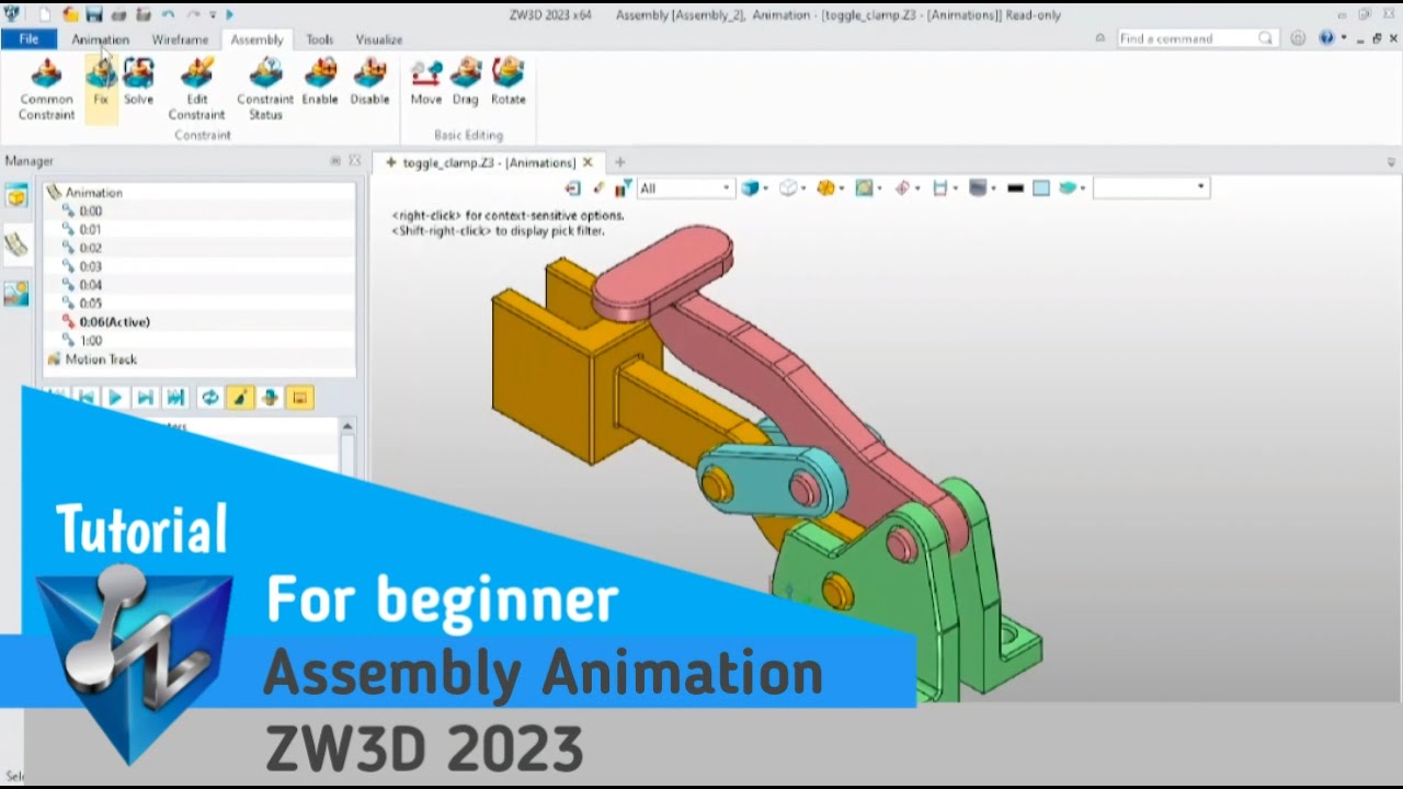 ZW3D - Tutorial - Assembly Animation