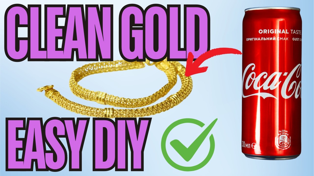 How to Clean Gold Jewelry At Home With Coke (Easy DIY At Home)