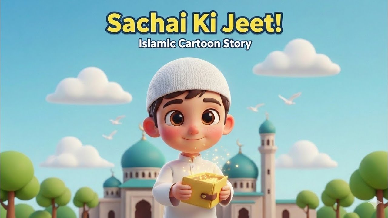 Islamic Kids Story🕋 | Islamic Cartoon Bachon Wala Cartoon | 👉Ai story Islamic baby Story😍