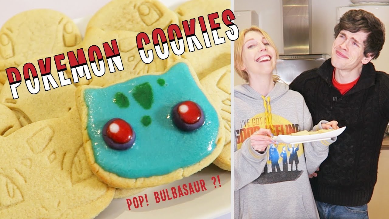 Baking Pokemon Starter Cookies with Jamie Jo!