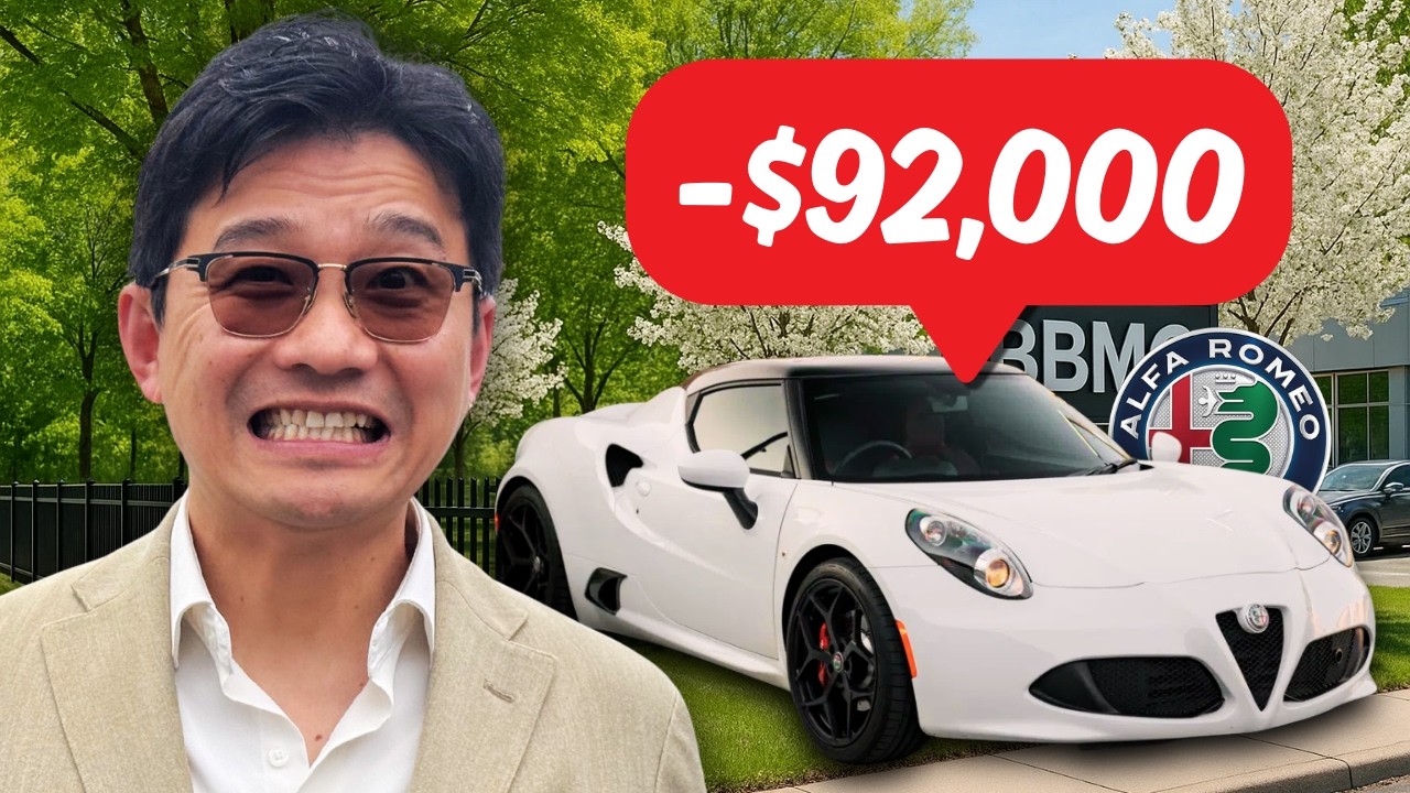 Он хотел, чтобы я купил его ALFA ROMEO 4C за 100 000 долларов?