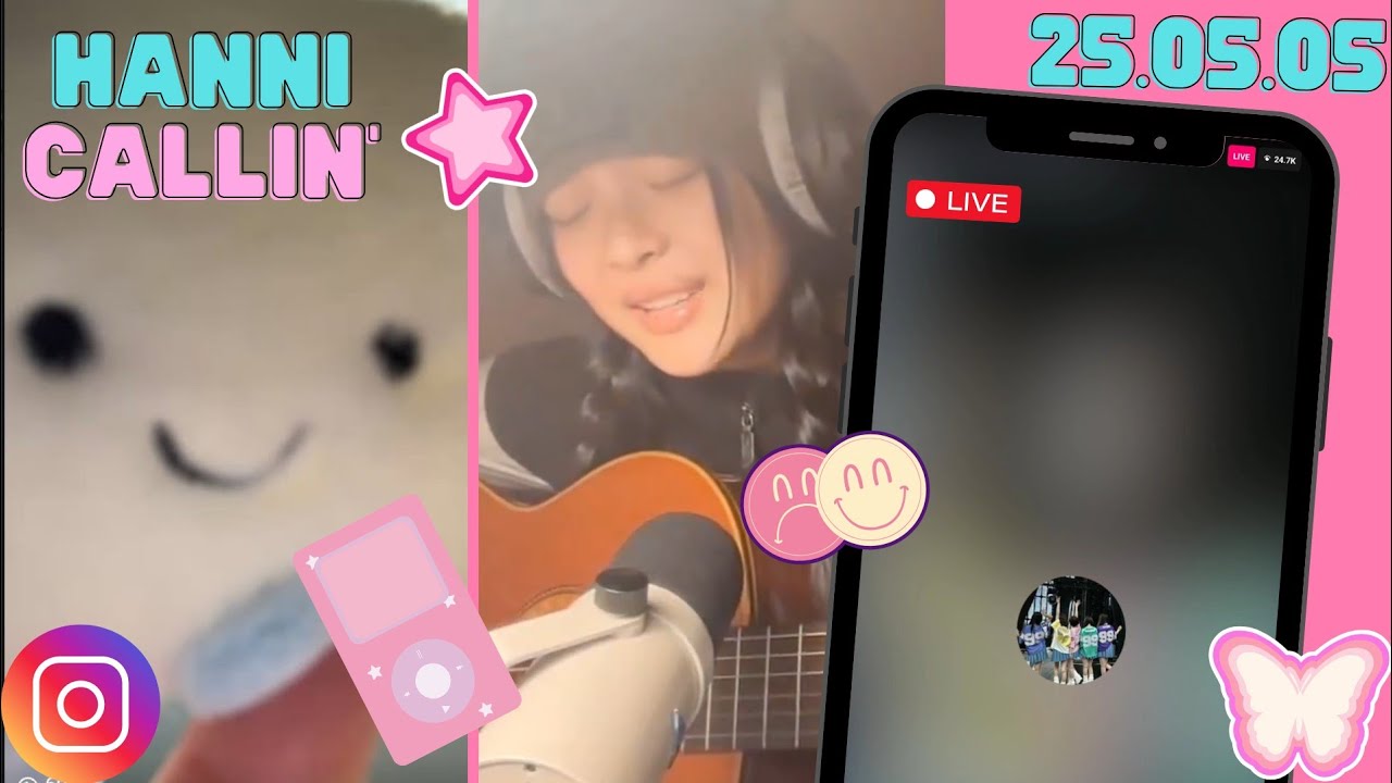 🩷 Hanni 하니 🦦 |  250505 | 🔴 Instagram LIVE | MHDHH | NJZ 엔제이지 | NewJeans 뉴진스