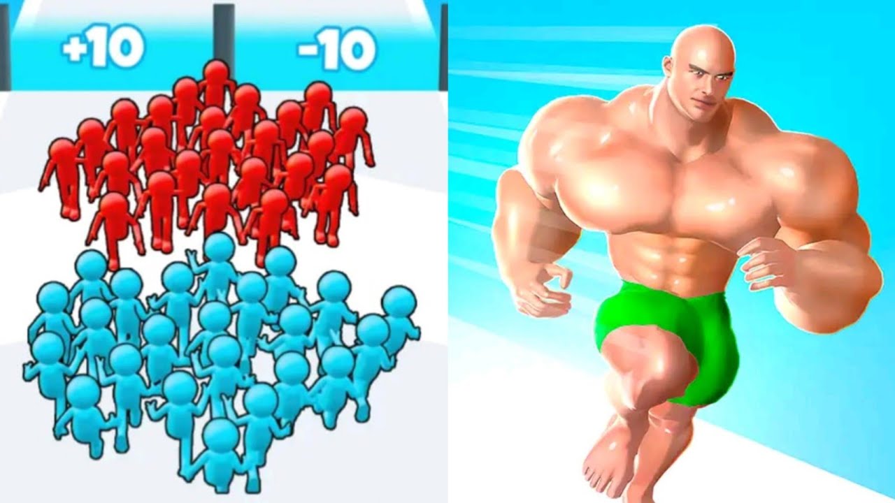 Join Clash 3D VS Muscle Rush Max All Levels Gameplay Android,iOS NEW UPDATE