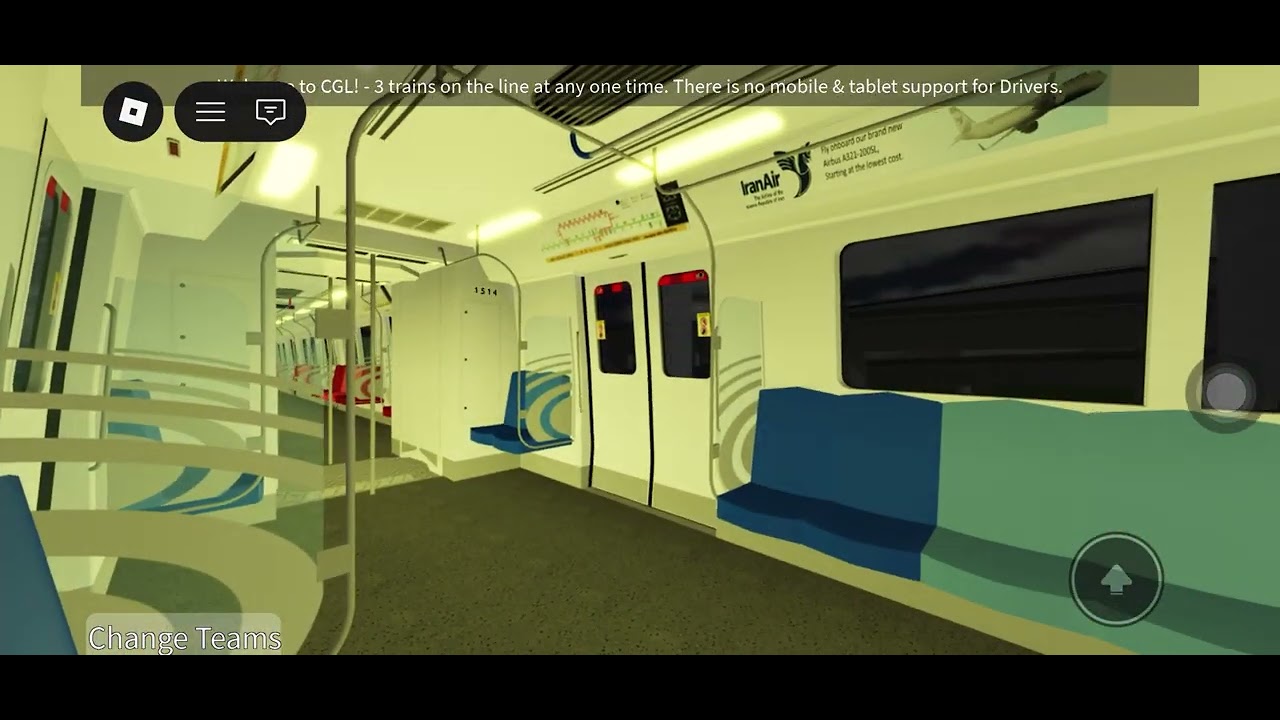 C151A CGL v2 train ride from Tanah Merah to Expo with loud motor at 1514.