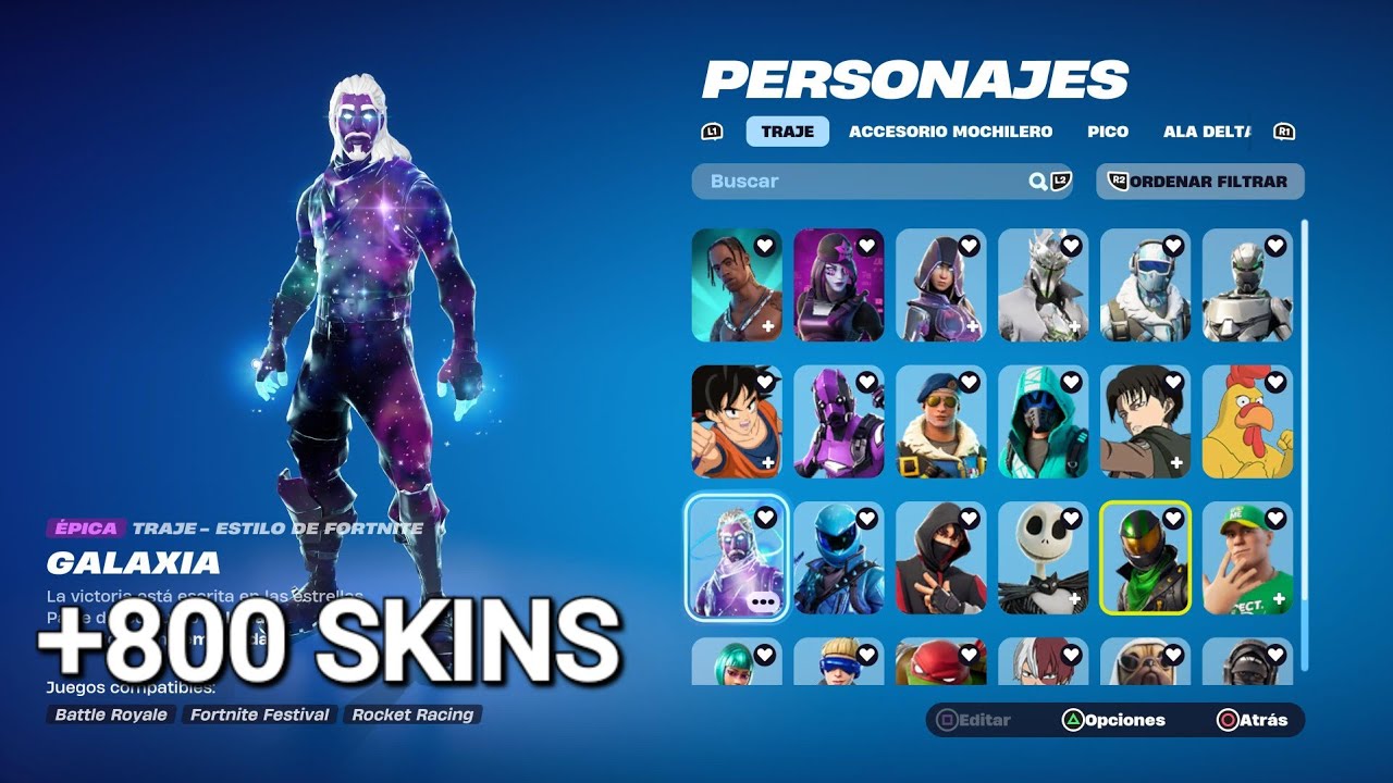 ENSEÑANDO MI CUENTA DE FORTNITE EN 2024 :)