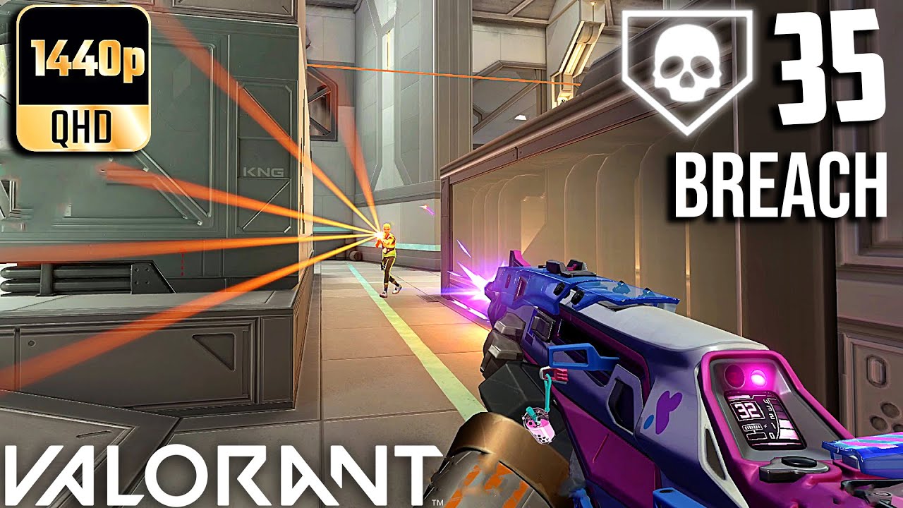 Valorant- 35 Kills As Breach On Icebox Unrated Full Gameplay #106! (No Commentary)