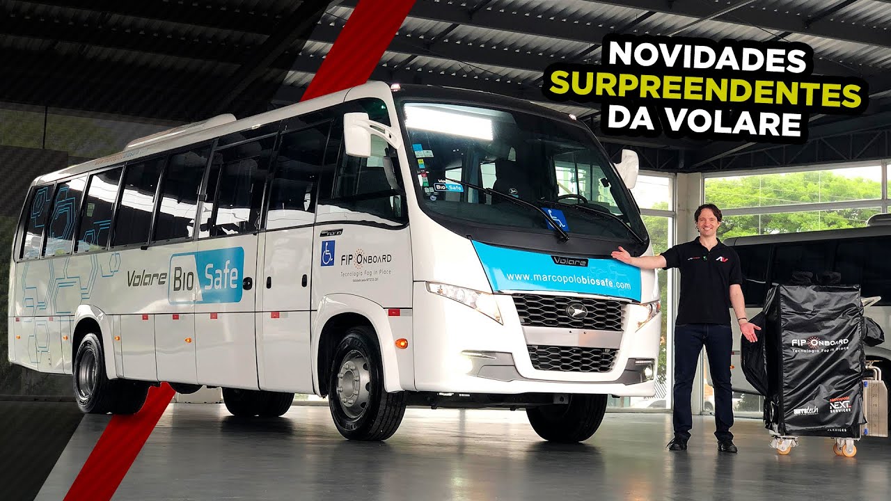 🚌NOVO VOLARE BIOSAFE: Veja em detalhes 5 Tecnologias e Novidades (Surpreendentes) nos Ônibus