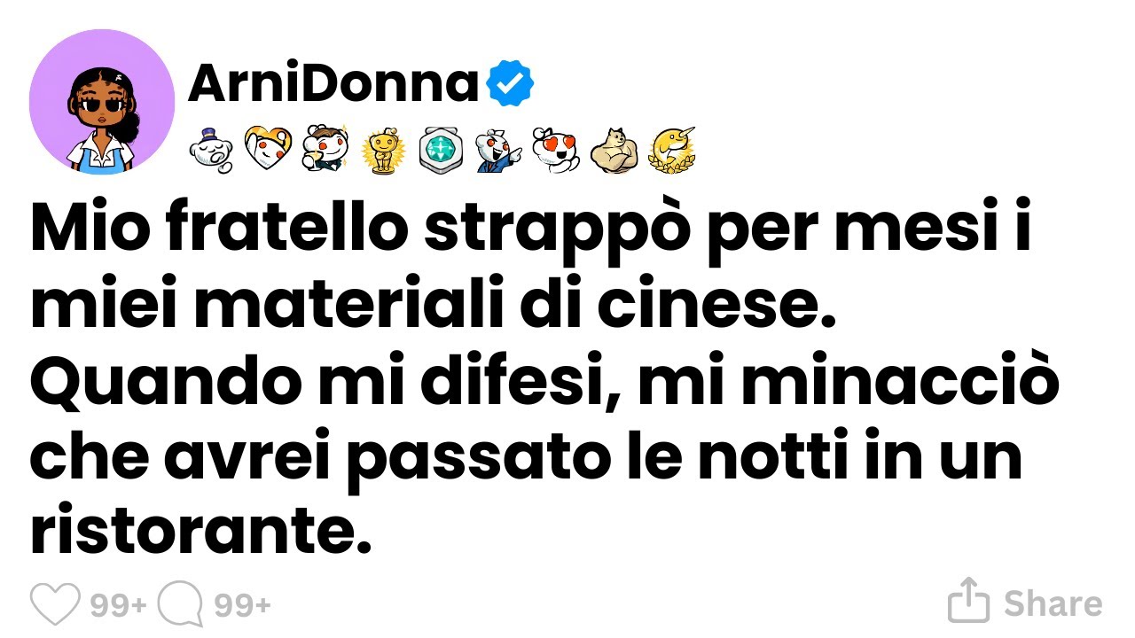 [STORIA COMPLETA] Cosa ha fatto il figlio d'oro che è andato così male che tutti si vergognano?