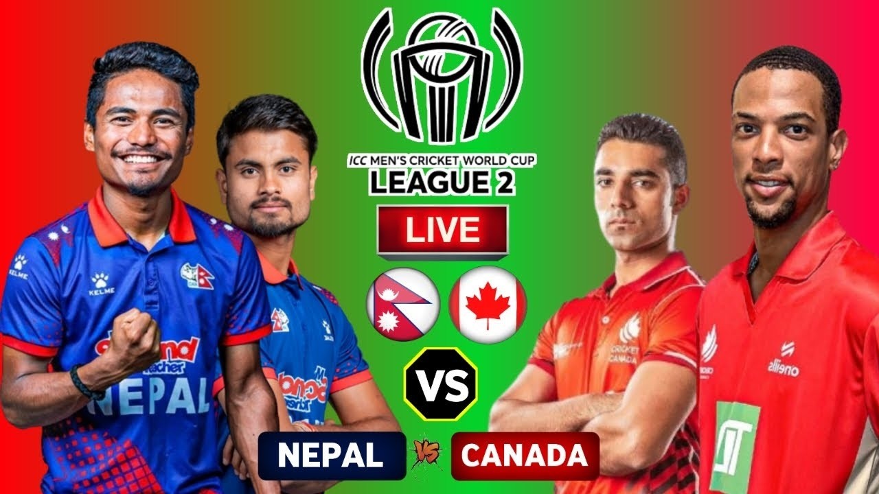 NEPAL VS CANADA LIVE AND COMMENTRY // ICC CWC LEAGUE 2 // MATCH 138 // MY SOLUTION